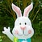 Glitzhome® 72.75" Easter Lighted Bunny Wheel Barrow Inflatable Decor
